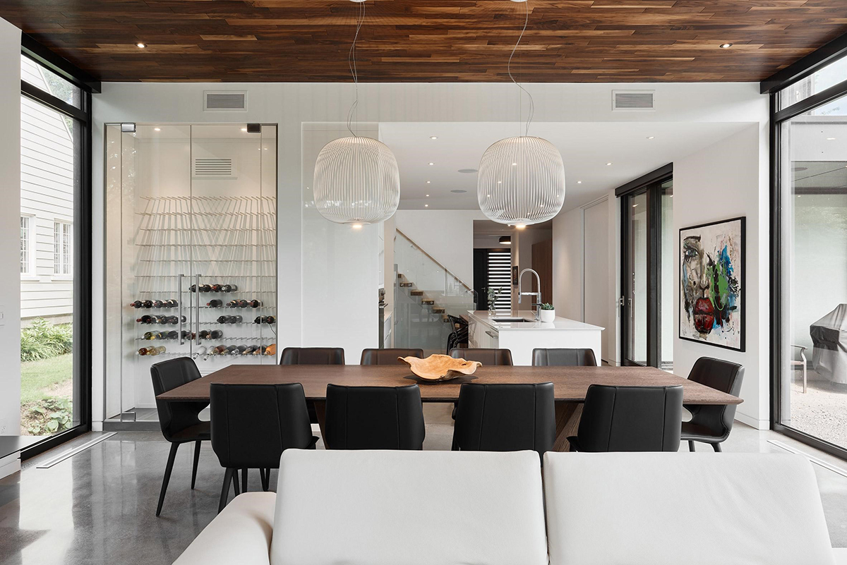Oak residence Quebec City – Hatem +D & Étienne Bernier Architecte. Sự kết hợp hài hòa giữa các vật liệu