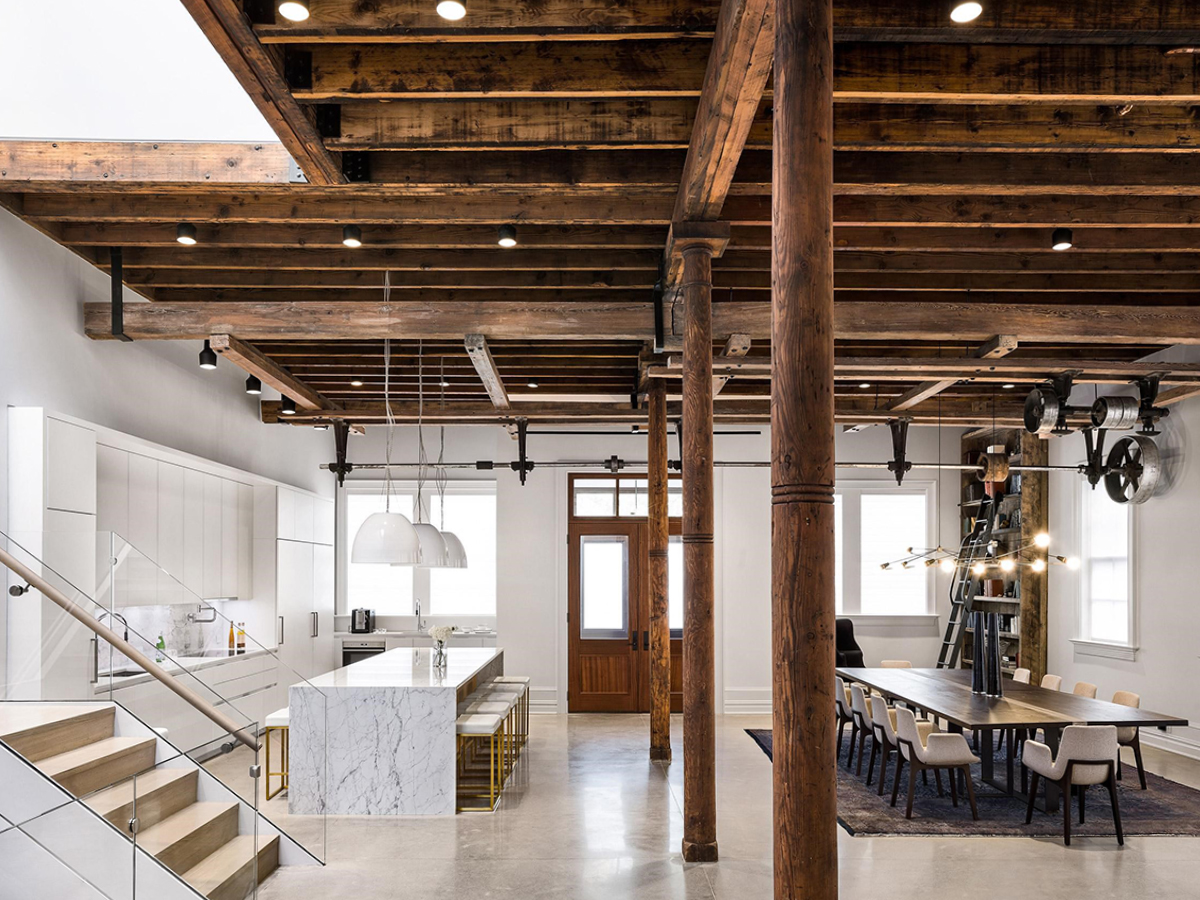 Lộ kết cấu của không gian. Paulus Hook Residence, New Jersey – Fogarty Finger studio